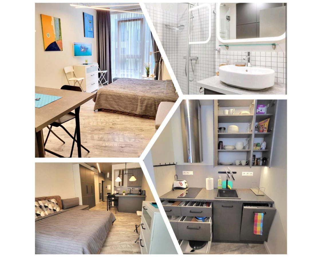 Happy Inn Laime Studio, Self Check-In-24-7, A-C, Parking-In-The-Underground-Garage VNO Eksteriør bilde