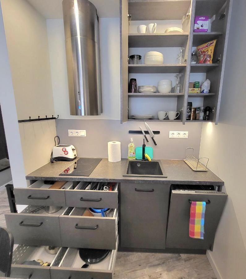 Happy Inn Laime Studio, Self Check-In-24-7, A-C, Parking-In-The-Underground-Garage VNO Eksteriør bilde